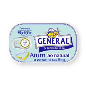 Atum natural em lata, ideal para refeições saudáveis e nutritivas.