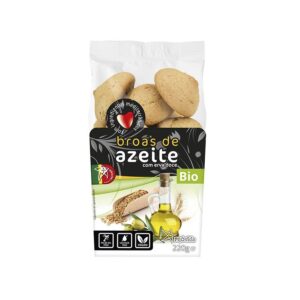Broa de azeite com erva-doce bio, ideal para snacks saudáveis e nutritivos.
