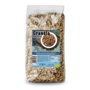 Granola Bio 350g - CarregadodeFrescos, ideal para um pequeno-almoço saudável e nutritivo.