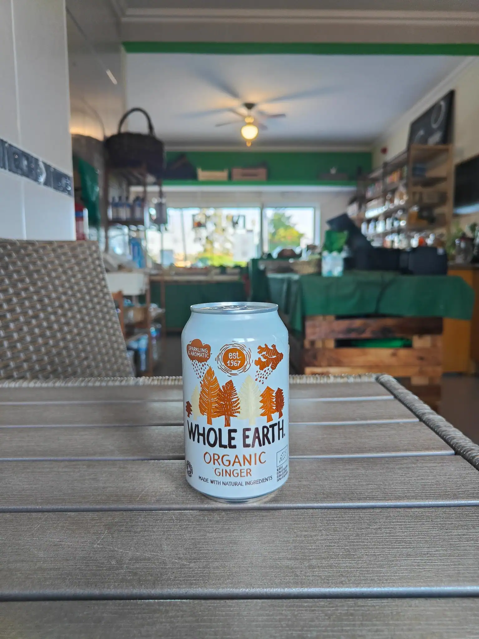 Refresco de gengibre orgânico e natural da Carregado de Frescos.