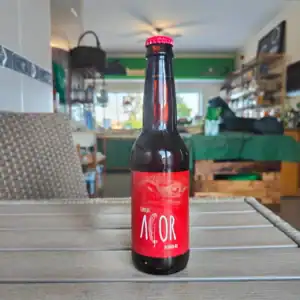 Cerveja Aícor, artesanal, irlandesa, na loja de frescos Carregado de Frescos.