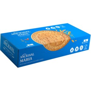 Bolachas Maria tradicionais para o seu lanche ou chá. Embalagem prática de 120g, ideal para partilha.