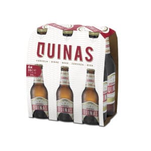Cerveja Quinas 33cl Pack 6, ideal para momentos de lazer, com sabor autêntico e qualidade premium.