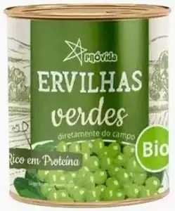 Ervilhas verdes em lata, produto de alta qualidade, ideal para receitas rápidas e nutritivas.